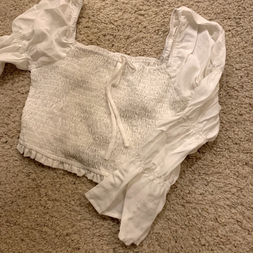 NEW ModCloth Pristine Prairie Smocked top size small